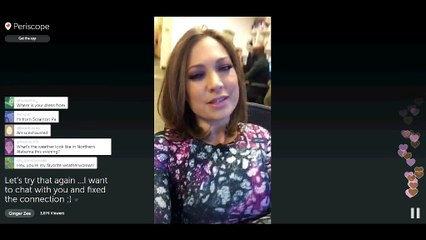 (periscope) Ginger Zee - March 31, 2016