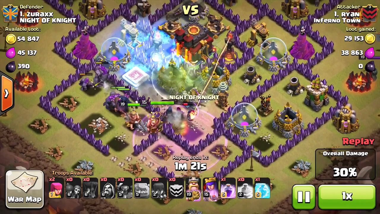 Clan War Against Night of Knight