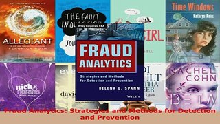 PDF  Fraud Analytics Strategies and Methods for Detection and Prevention Download Full Ebook