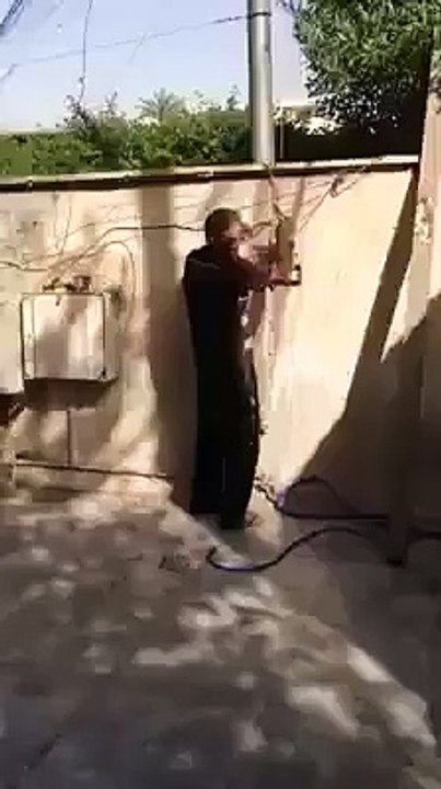 man shocked