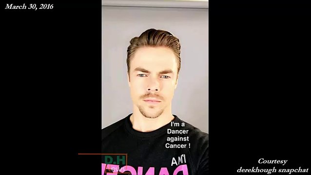 Derek Hough - Snapchat posts for March 30 & 31, 2016