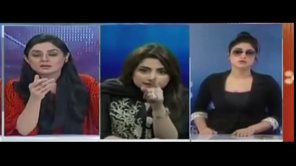 Qandeel Baloch And Mariya Zahid Talking Below♥the♥Belt in Live Show