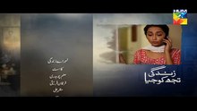 Zindagi Tujh Ko Jiya Episode 21 Promo HUM TV Drama 24 March 2016