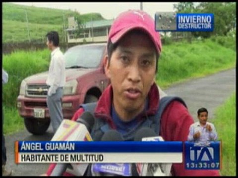 Las lluvias dejan incomunicados a varios sectores de Alausí