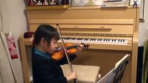 ５歳のヴァイオリン練習　ロマンス