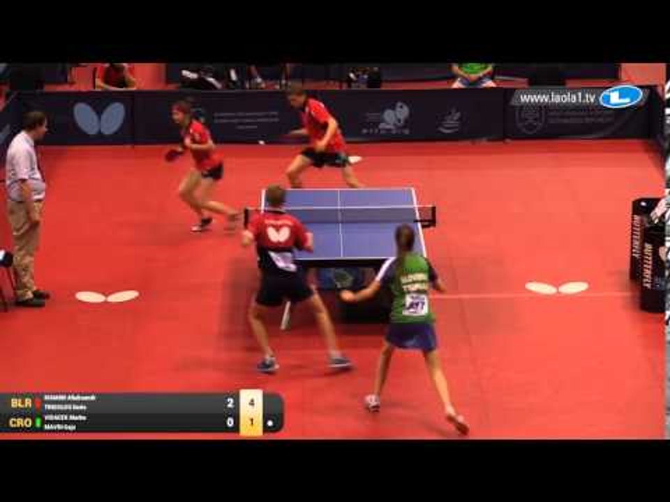 ETTU European Youth Championships: Amazing rally