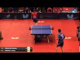 Great table tennis action between Nicholas FRIGIOLINI and Andrey SEMENOV