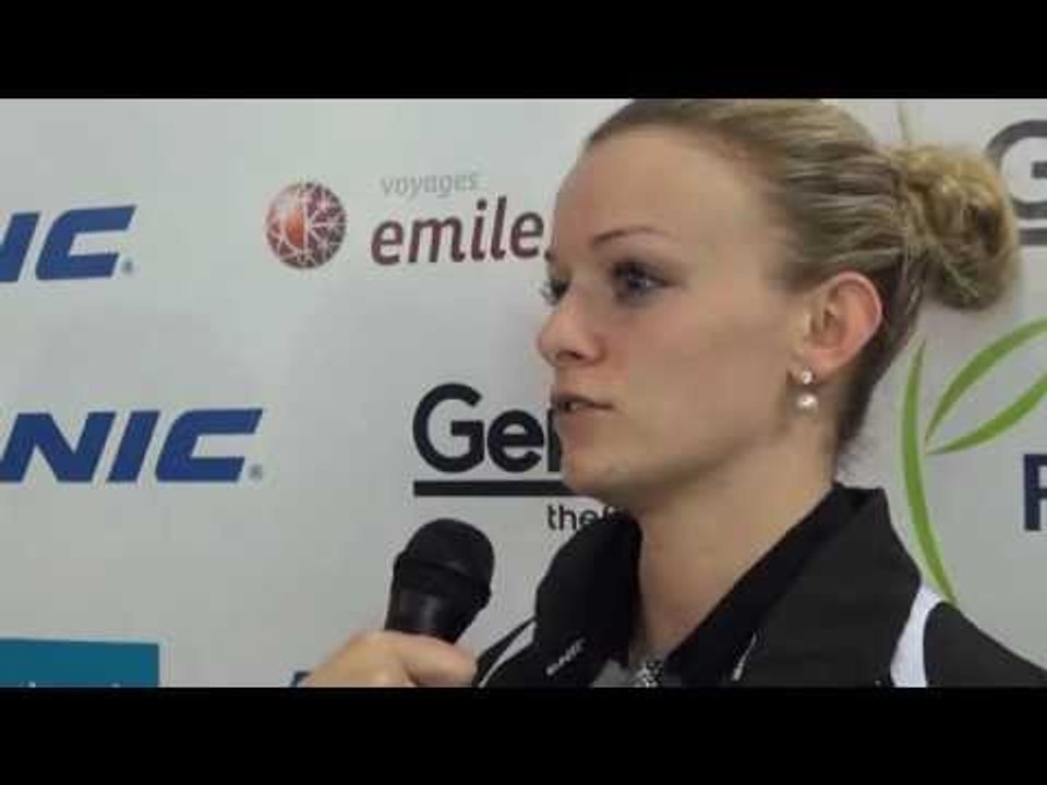 Sarah De Nutte Interview for ETTU TV powered by LAOLA1.tv - European Olympic Qualification