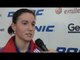 Gabriela Feher  Interview for ETTU TV powered by LAOLA1.tv - European Olympic Qualification