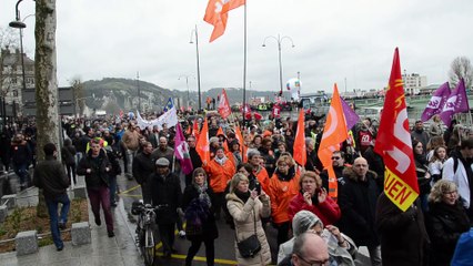Rouen : 15 000 personnes manifestent contre la LoiTravail. Affrontements avec la Police