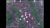 SP: Manifestantes fazem protesto contra o impeachment de Dilma na Praça da Sé