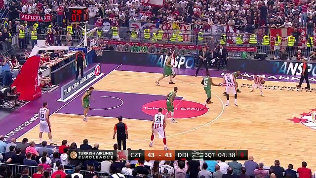 Highlights: Crvena Zvezda Telekom Belgrade-Darussafaka Dogus Istanbul