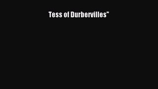 PDF Tess of Durbervilles Free Books