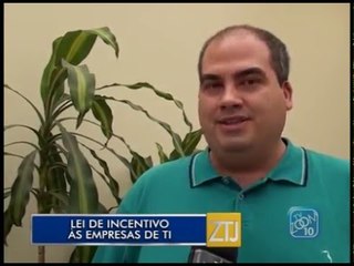 20-01-2016 - LEI DE INCENTIVO ÀS EMPRESAS DE TI - ZOOM TV JORNAL