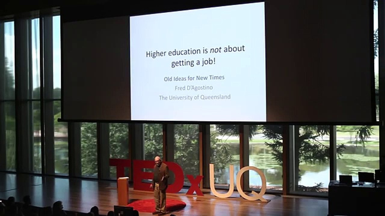 Higher education is not about getting a job 39