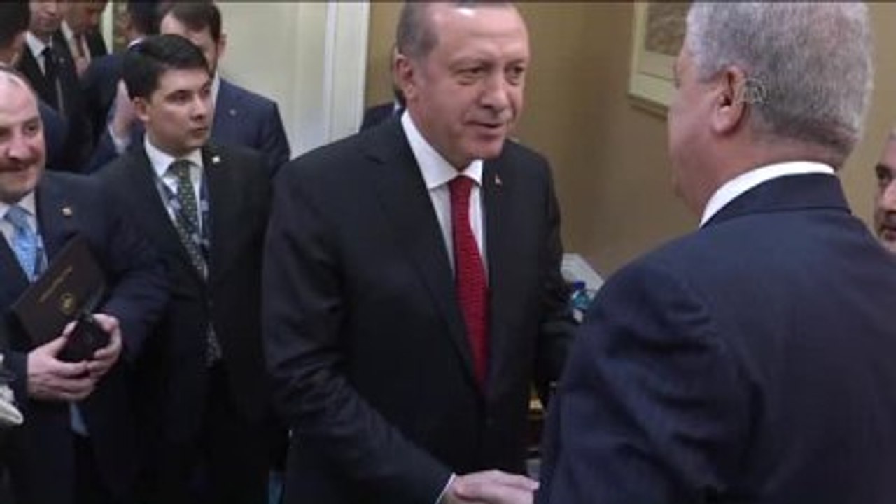Cumhurbaşkanı Erdoğan, Cezayir Başbakanı Abdülmelik Sellal'ı Kabul Etti