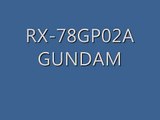 RX-78 GP02A GUNDAM