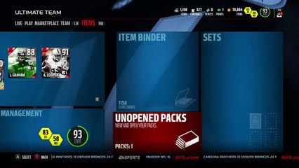 Large quicksell pack opening!!! (Madden NFL 16)