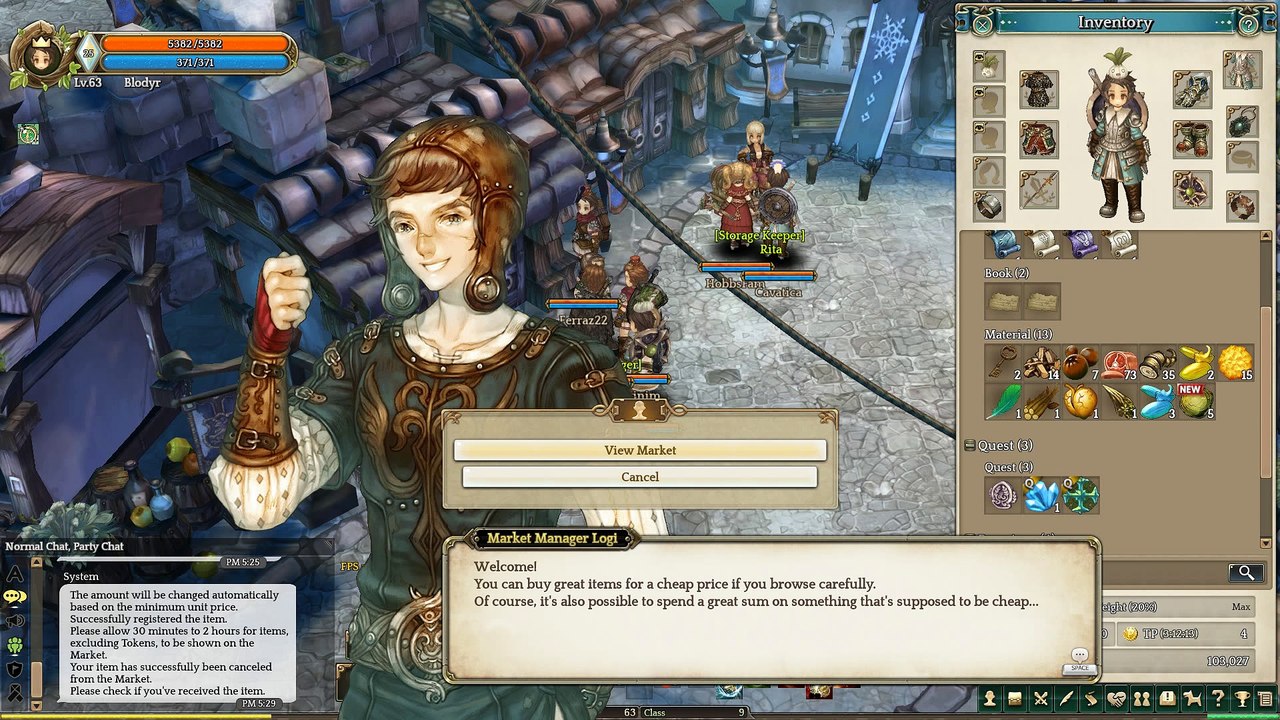 Retrieve Market - Trade of Savior