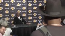 Dwyane Wade Interrupts Kobe Bryant's Post-Game Press Conference