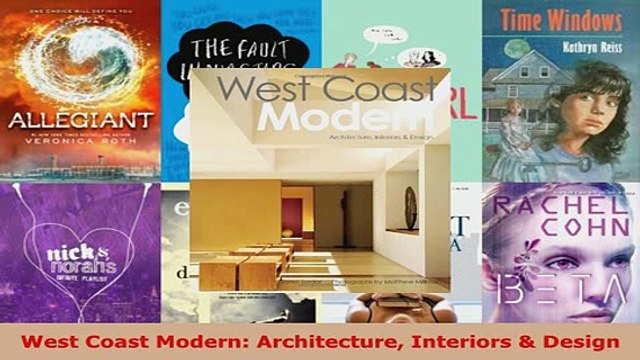 PDF West Coast Modern Architecture Interiors Design Free Books