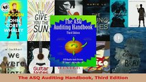 PDF  The ASQ Auditing Handbook Third Edition Download Full Ebook