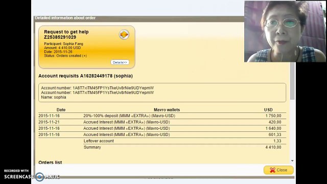 MMM pays 4410 USD mmm global registration