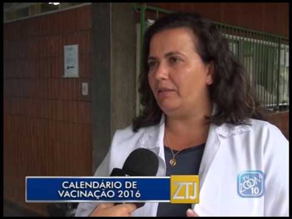 12-01-2016 - CALENDÁRIO DE VACINAÇÃO - ZOOM TV JORNAL