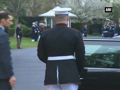 PM Modi arrives for Nuclear Summit dinner in Washington D.C