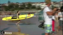José Luis Colmenter: Hugh Jackman rescata del fuerte oleaje en Bondi Beach a su hijo y otros bañistas