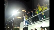 Jair Bolsonaro discursa em protesto na Praia de Camburi, Vitória