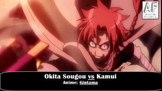 Anime Fights HD - Okita Sougou vs Kamui - Gintama