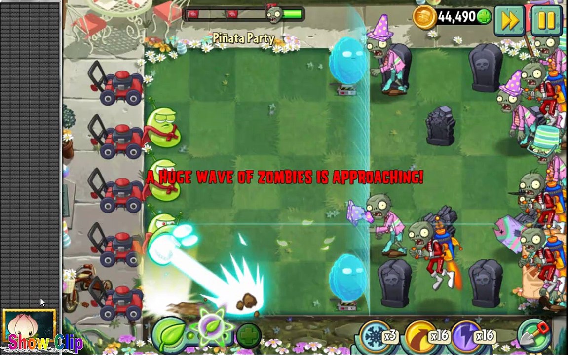 Plants Vs Zombies 2 Party 201 Day 31/3/2016