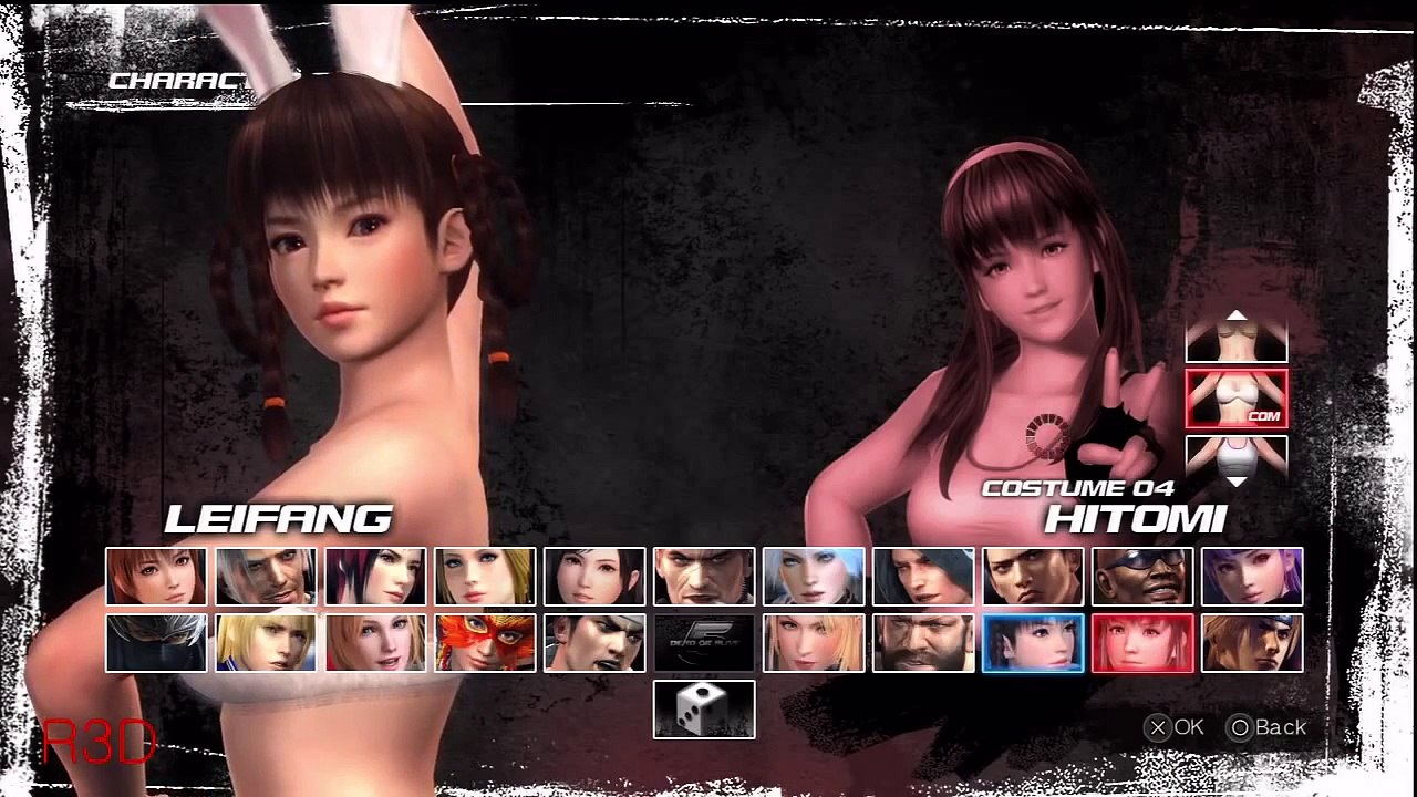 Dead or Alive 5 Versus Mode - Leifang Vs Hitomi {Bunny Swimsuits}