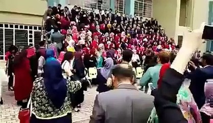 Iraq/Baghdad - Disaster during the graduate ceremony from pharmacy college