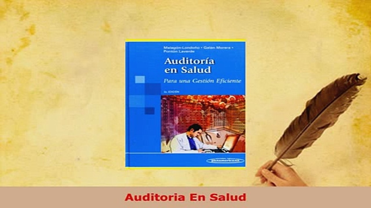Download  Auditoria En Salud Download Online