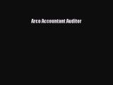 Download Arco Accountant Auditor Ebook Free