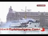 Besiktas Hooligans in Kadiköy/Fenerbahce