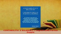 Download  CONTABILITA E BILANCIO I Segreti della Partita Doppia Read Full Ebook