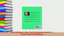 Download  Grundlagen des Rechnungswesens I Finanzbuchhaltung Download Full Ebook