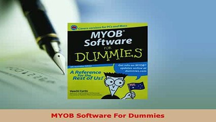 PDF  MYOB Software For Dummies Read Online