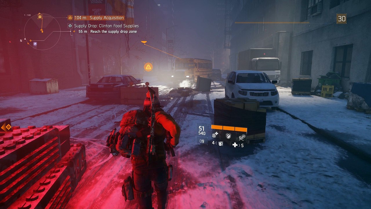 The Division - Supply Acquisition in Clinton: Return 3/3 Supplies, Damascus Rioters Gameplay PS4