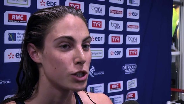 Natation - ChF (F) - 50m NL : Santamans «Je ne m'attendais pas à nager aussi vite»