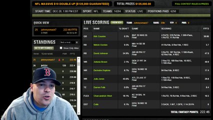 A Poop Cost Me $25,000 on DraftKings!!!! Ouch