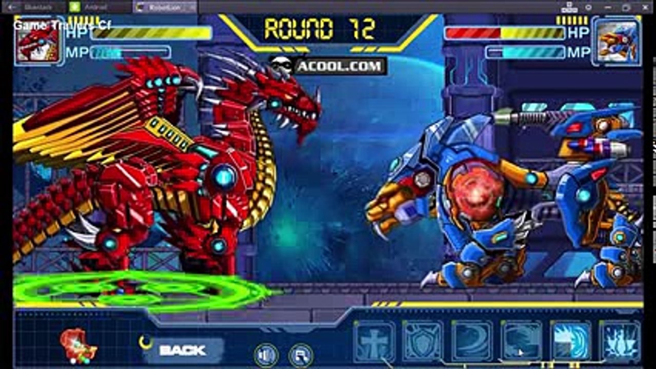 Game Dino Robot Lap Rap Robot Chien Dau Lion King Vs Violent T-Rex - Game Trailers Cf