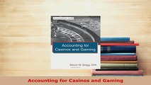 Download  Accounting for Casinos and Gaming Read Online