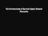 Read The Archaeology of Ancient Egypt: Beyond Pharaohs PDF Free