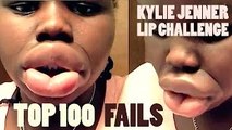 Kylie Jenner Lip Challenge  TOP 100 FAILS - BIG FAT LIPS Compilation