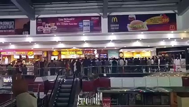 People celebrating India’s loss in Centaurus Islamabad