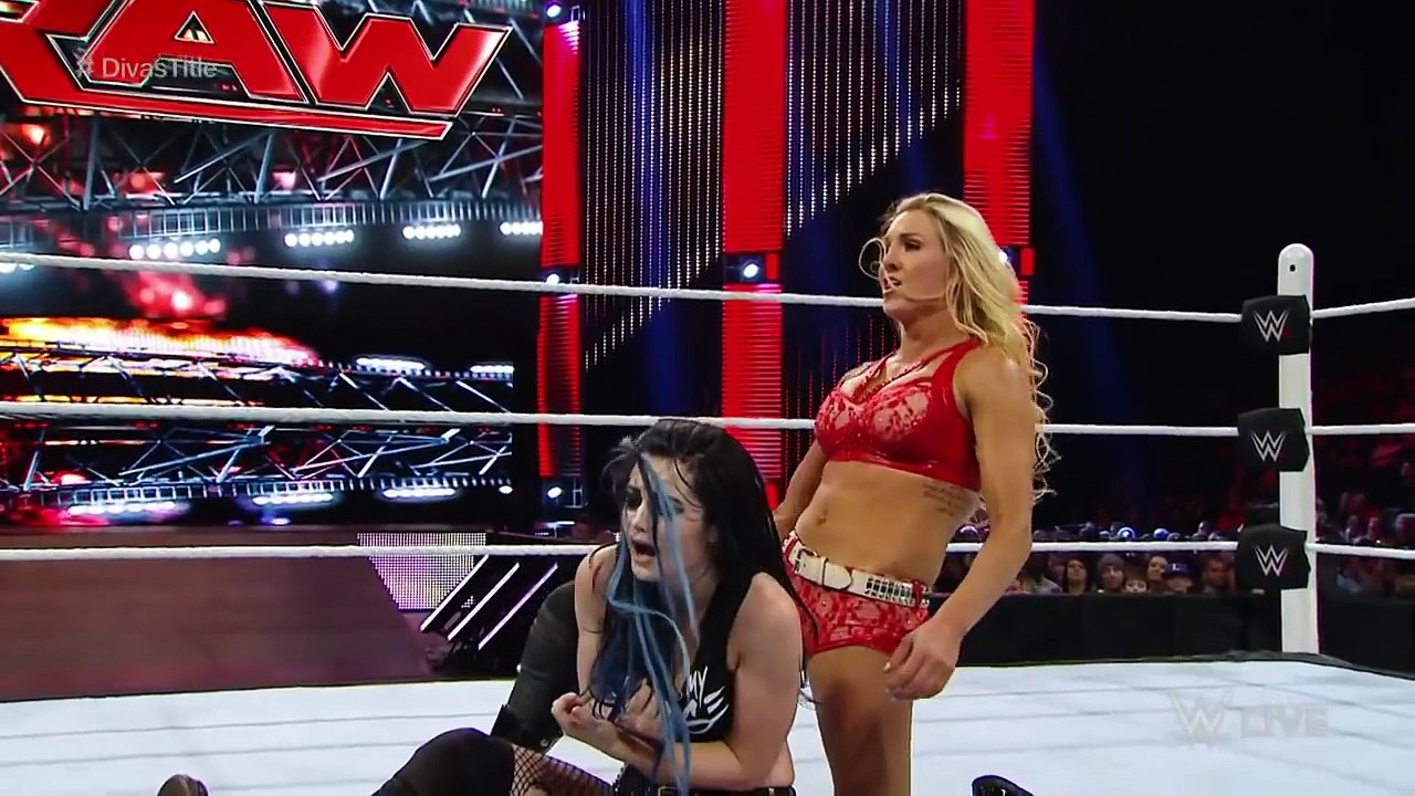 Charlotte vs. Paige - Divas Championship Match  Raw, November 23, 2015
